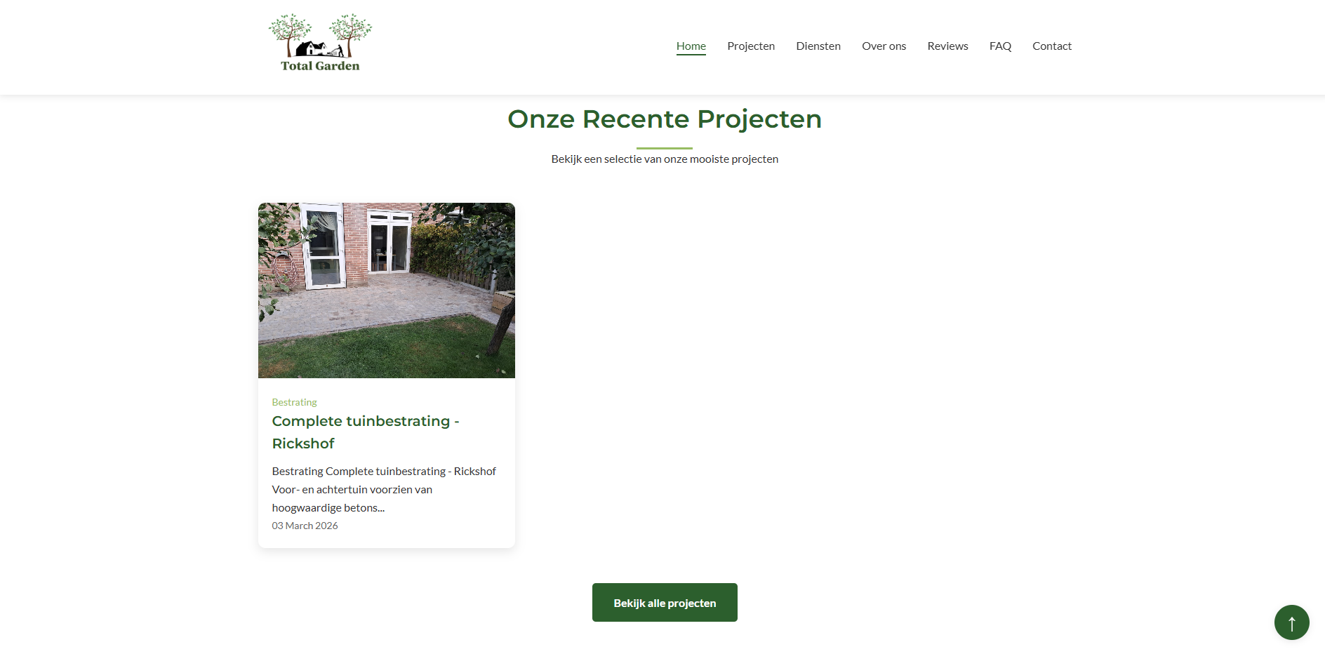 Hoveniers website + CMS - Foto 3