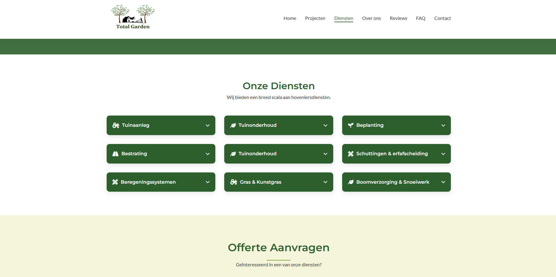 Hoveniers website + CMS - Foto 7