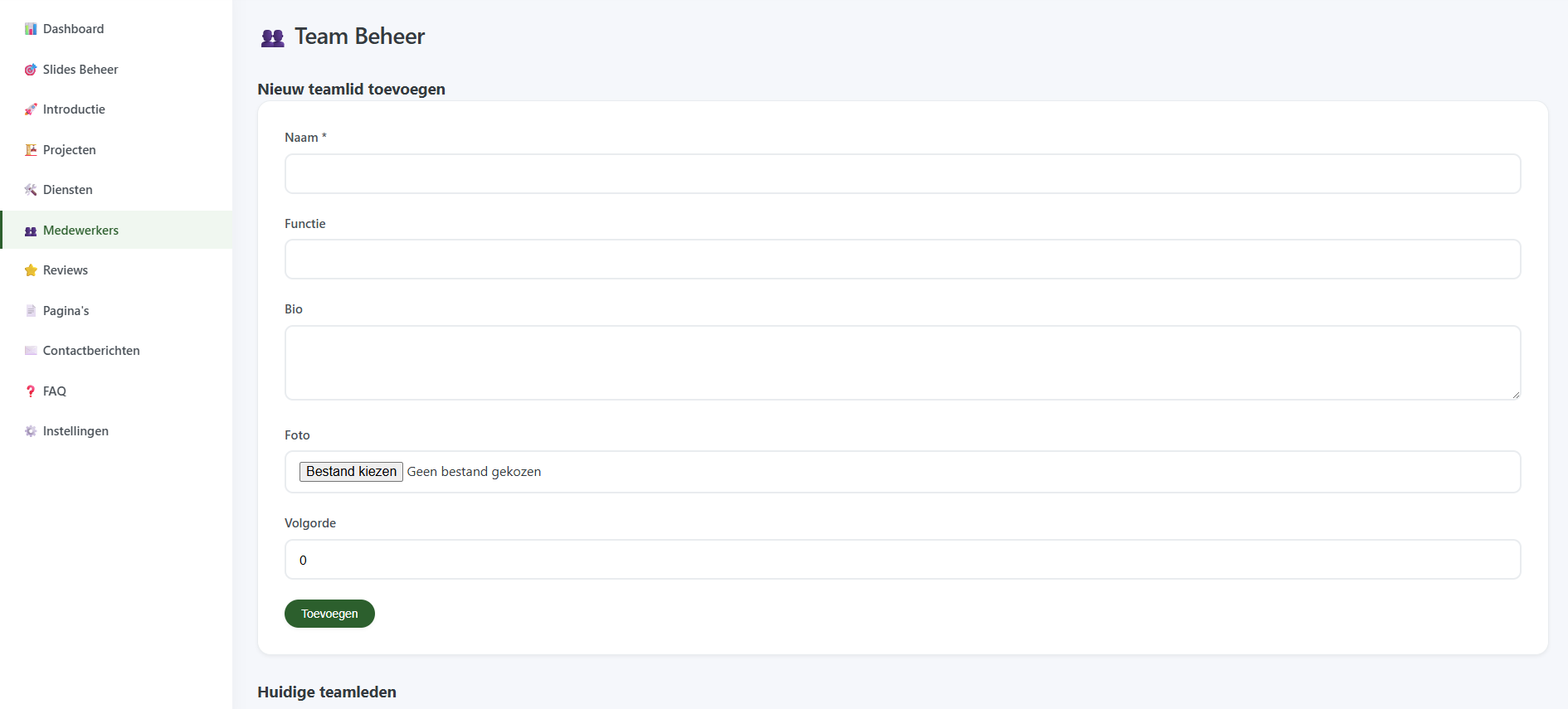 Hoveniers website + CMS - Foto 20